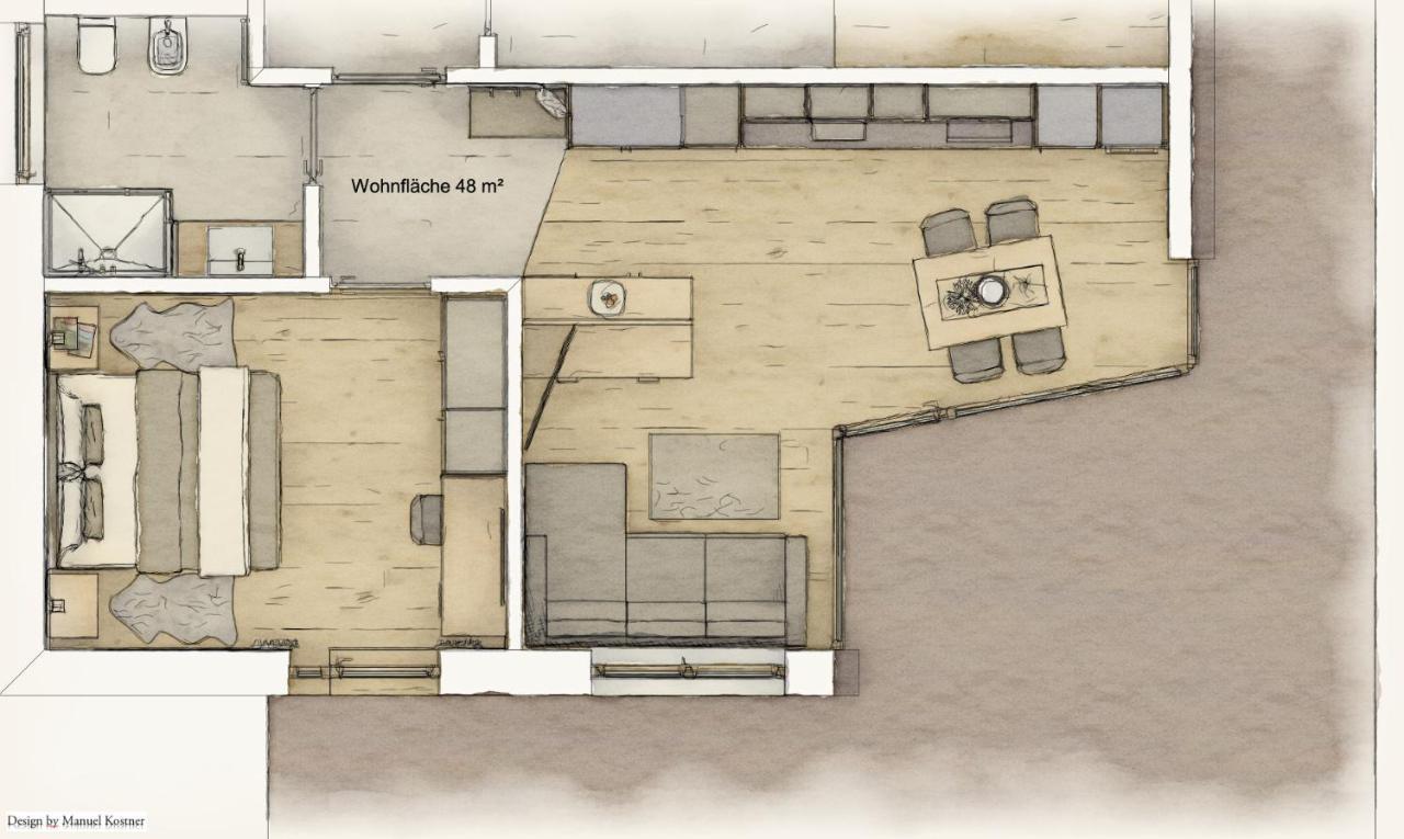 Appartements Pedescin Ορτιζέι Εξωτερικό φωτογραφία
