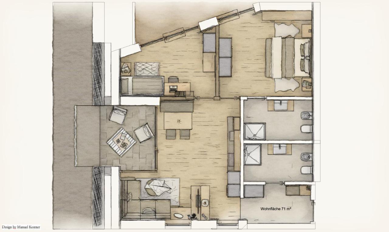 Appartements Pedescin Ορτιζέι Εξωτερικό φωτογραφία